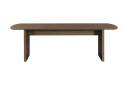 Richeto Spisebord Røkt Eik 180 cm - Brun / Ribbet