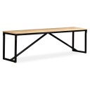 vidaXL Benk heltre mango 160x35x45 cm