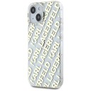 Karl Lagerfeld Mobildeksel IML Fullover Logo til iPhone 15/14/13 Gull