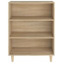 vidaXL Skjenk sonoma eik 69,5x32,5x90 cm konstruert tre