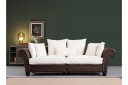 August 3 seters Sofa   Brun/Hvit
