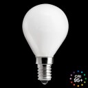 E14 opal klot 4.5W 2200K 3 steg dimbar LED