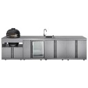 Frittstående Utekjøkken Myoutdoorkitchen Stainless Collection Georgia