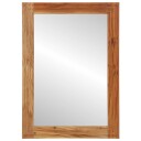  Baderomsspeil Veggmontert brun 50 x 70 x 3 cm Massivt akasietre