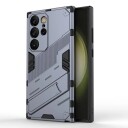 INCOVER Samsung Galaxy S24 Ultra Hybrid Håndverker Deksel Med Kickstand - Grå