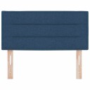  Sengegavl Linjer Design Blå 100 cm Stoff