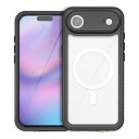4Smarts Stark vanntett deksel til iPhone 17 Air IP68 MagSafe kompatibel Svart
