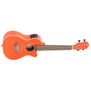 Ortega Guitars Ortega Rupuki-Ce Concert Ukulele Med Mik, Earth, Pumpkin Oransje