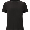 Athlecia Tinashe W Rib S/S Tee   Black   44