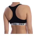 FILA BH Urban Women Sports Bra Svart bomull Large Dame