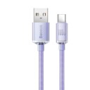 Baseus Crystal Shine USB-C Kabel 100W 2m Lilla