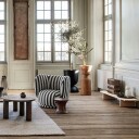 Ferm Living Rico Lounge Lenestol Louisiana   Sand/Black