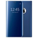 Luxury Mirror View iPhone 7/8/SE (2020)/SE (2022) Flip-deksel Blå