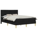 vidaXL Sengestamme 140 x 190 cm Svart