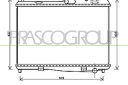 PRASCO FD346R002 Radiator motorkjøling