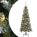  Kunstig juletre grønn 76 x 76 x 180 cm PVC og plast og stål