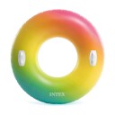 Intex Stor Badering m/ håndtak 122cm Regnbue