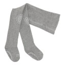 Gobabygo Grey Melange Crawling Strømpebukser Organic Bomull 6-12 mdr