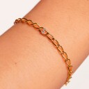 PDPAOLA Letter S Armbånd 18 kt. Gullbelagt sølv PU01-556-U - Dame - 925 sterling silver