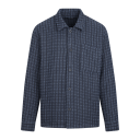 Theon Overshirt Black/Blue S Jaquard Overshirt