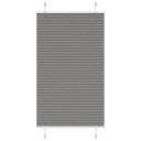  plisségardin antrasitt 70x100 cm Stoff Bredde 69,4 Polyester
