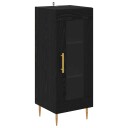  Serviesskap Svart eik 34 x 34,5 x 90 cm Konstruert tre