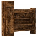  Skohylle røkt eik 100,5x28x100 cm konstruert tre