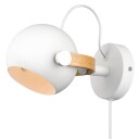 Halo Design DC Vegglampe Ø12 Hvit/ Eik