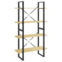 vidaXL Bokhylle 4 niv?er 80x30x140 cm heltre furu