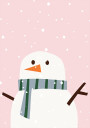Schneemann Plakat Plakat / 70x100cm