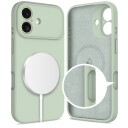Tech Protect iPhone 17 flytende silikon deksel MagSafe kompatibel Salvie
