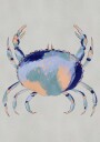 Serene Blue Crab Plakat / 21x30