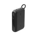 Belkin 10 000 mAh Powerbank med Skjerm og Hurtigladning USB-C Svart