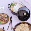 Sabor Støpejernsgryte 4,4L svart