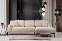 Glenure Sofa m. Divan 4 seters   Krem