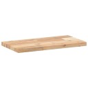  Flytende hyller 2 stk 40x20x2 cm ubehandlet heltre akasie