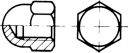 Arvid Nilsson D1587-6 M20 6kt Hettemtr 25-Pakke