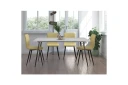 Spisebord Monza 160x90x76 cm, Stein/Svart - 160x90x76 cm, Stein/Svart
