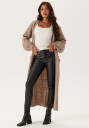 Bubbleroom High Waist Slim Coated Jeans