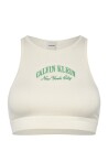 Calvin Klein Unlined Bralette   Cream   XL