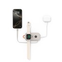 Belkin BoostCharge Pro 10000mAh Powerbank med 3-i-1 Design Sandfarge
