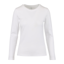 Linn LS Top White M Organic LS crewneck
