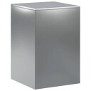 vidaXL Planteholder Sølv 40 x 40 x 60 cm Stål