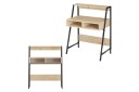 Chass Skrivebord 50x79 cm   Eik/Sort
