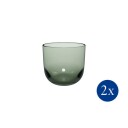 Villeroy & Boch Like vannglass 28 cl 2-pakning Sage