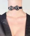 Shiver Shiver Choker + Lead Bowtie YL-81147