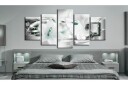 Bilde Lilies With Peppermint Accent 100x50 Artgeist sp. z o. o.