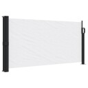  Uttrekkbar sidemarkise hvit 100x500 cm 4004391