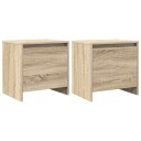  Nattbord 2 stk sonoma eik 45x34x44,5 cm konstruert tre