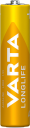 Varta Longlife 4PK AAA LR03 Alkalisk Batteri 1.5V